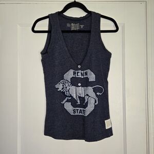 Penn State Nittany Lions Tank Top Women's Graphic Blue White College Football